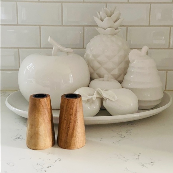 Crate&barrel Wood Taper Candle Holders - Picture 3 of 15